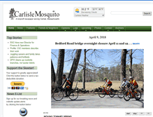 Tablet Screenshot of carlislemosquito.org